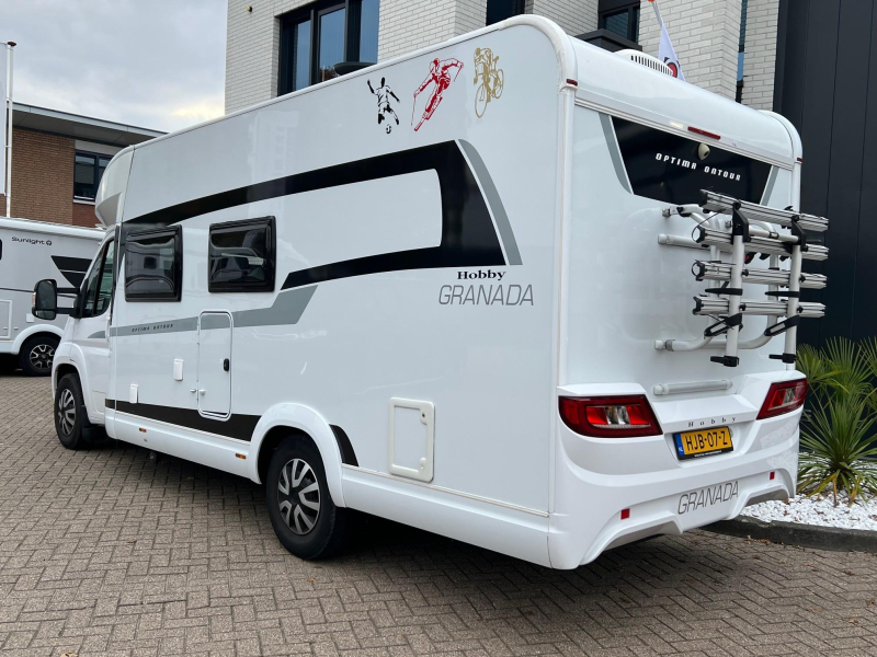 Hobby Optima Ontour 65 HFL fransbed, airco, hefbed  foto: 7