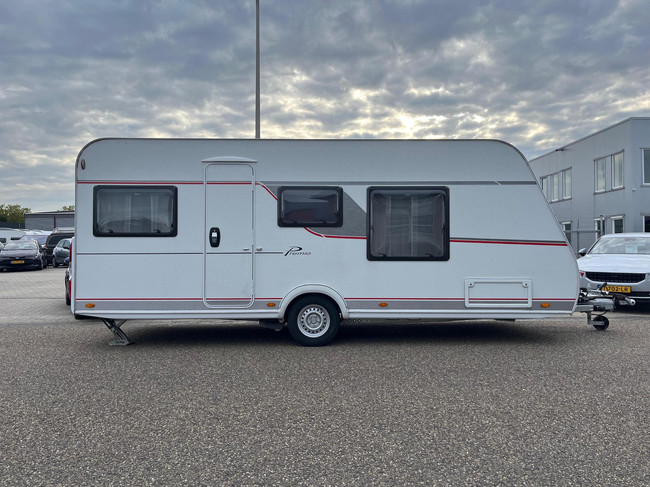 Bürstner Premio 490 TS | Queensbed | Voortent | Vol automatische Mover | Fietsenrek | Asschokbrekers