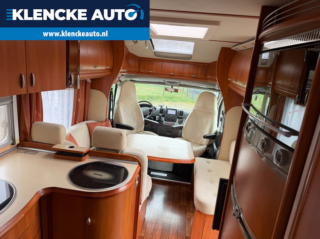 Hobby D 650 FLC 122.223km Luftfederung Klimaanlage Tempomat Festbett Ofen GUT GEWARTET LPG Ordentlich Foto: 4