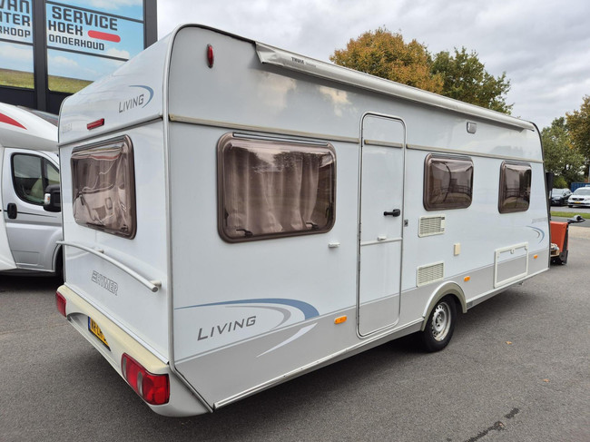 Eriba - Hymer 532 Enkele - losse bedden of XXL bed & luifel foto: 2