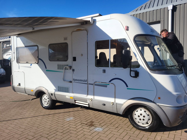 Fiat 2.8jtd HYMER 574 FRANSBED HEFBED 4 PERSOONS foto: 19