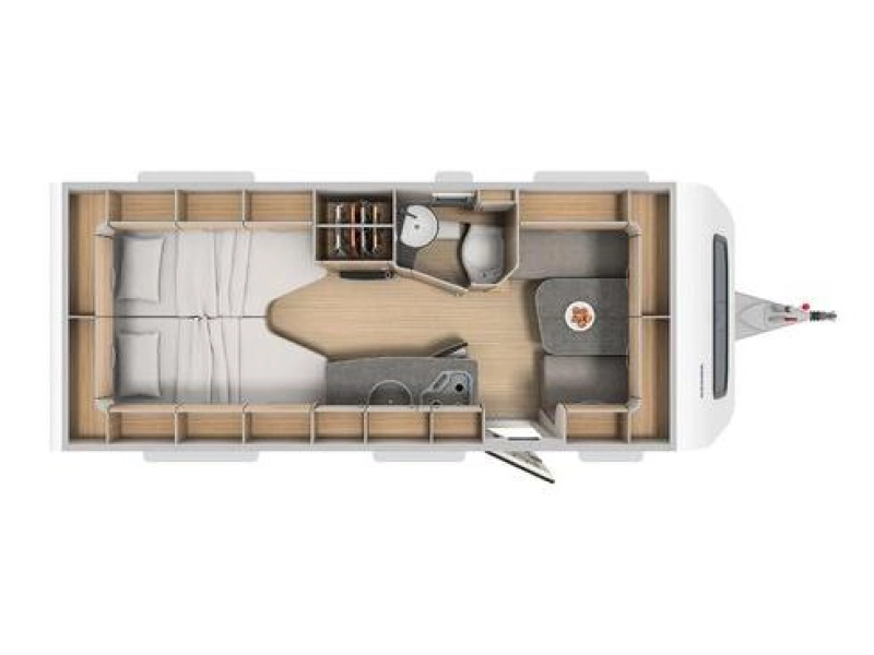 Eriba Feeling 442 CAMAS INDIVIDUALES TECHO ELEVABLE foto: 10