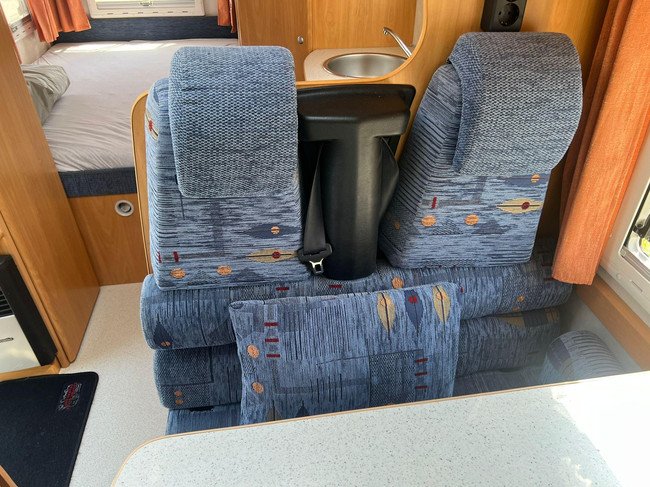 Chausson Fiat Ducato Bus | Fransbed | Cassetteluifel | Fietsenrek | Lattenbodem | Kachel foto: 20