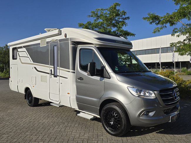 Hymer ML-T 620 163 PK AUTOMAAT 45.588 KM 4400 KG BOMVOL 12 MAANDEN GARANTIE MERCEDES SPRINTER 416 CDI LENGTEBEDDEN SOLAR 18 INCH ALUVELGEN foto: 7