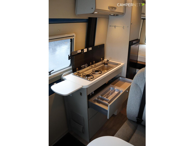 Hymer Free S 600 Blue Evolution 170pk Automaat | Hefdak | 5.93m | Adaptive Cruise | Bearlock | Zonnepanelen | Luifel | Lichtmetalen ve foto: 13
