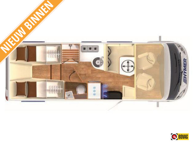 Hymer B-MC I 680 177 CV SISTEMA AUTOMÁTICO + NIVELACIÓN