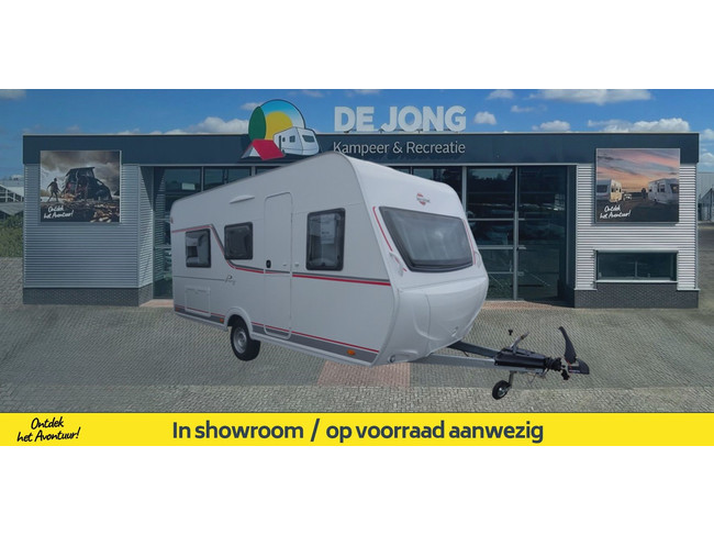 Hobby 30 de luxe easy Caravanmover vol automaat | Voortent | 3-Pits gasfornuis | Kachel | Afzuigkap | Cassettetoilet | Dakluik