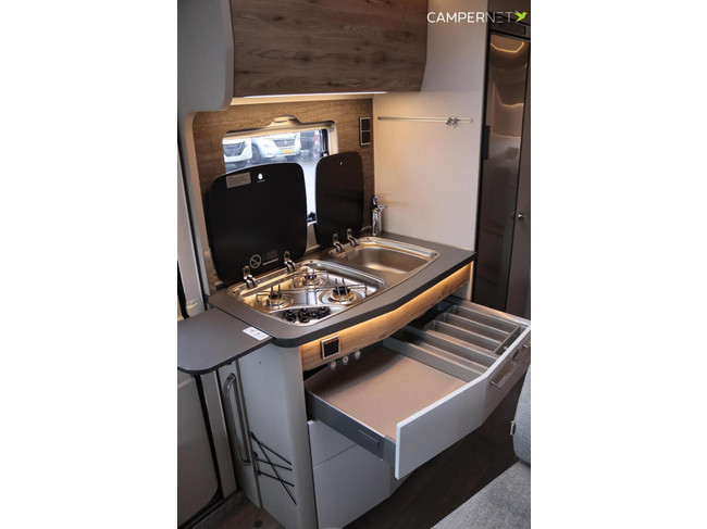 Hymer Exsis-I 580 Pure | 165cv | Camas individuales | Panel solar | Portabicicletas Thule | Cama abatible | Toldo Thule | 6.99M | foto: 11