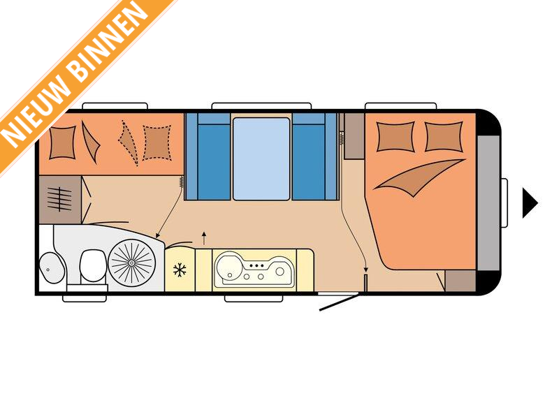 Hobby De Luxe 545 KMF Nieuw | Actie model 2026