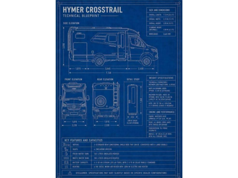 Hymer ML-T 580 4X4 - CROSS TRAIL-4x4-190PS Foto: 21