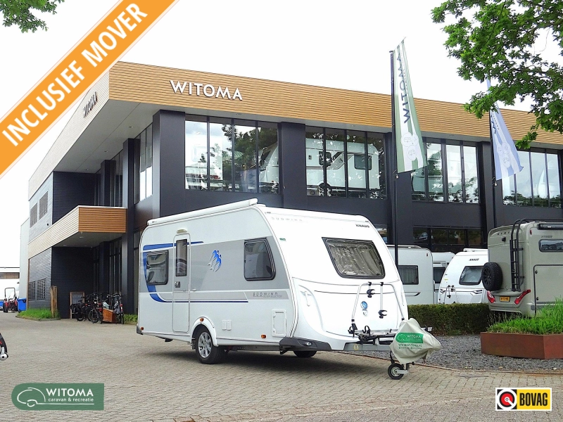 Knaus Sudwind Silver Selection 450 FU Mover, auvent, porte-vélos 