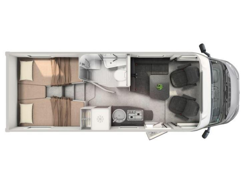 Hymer Exsis-T 580 PURE 2-APARTE BEDDEN-AUTOMAAT  foto: 19