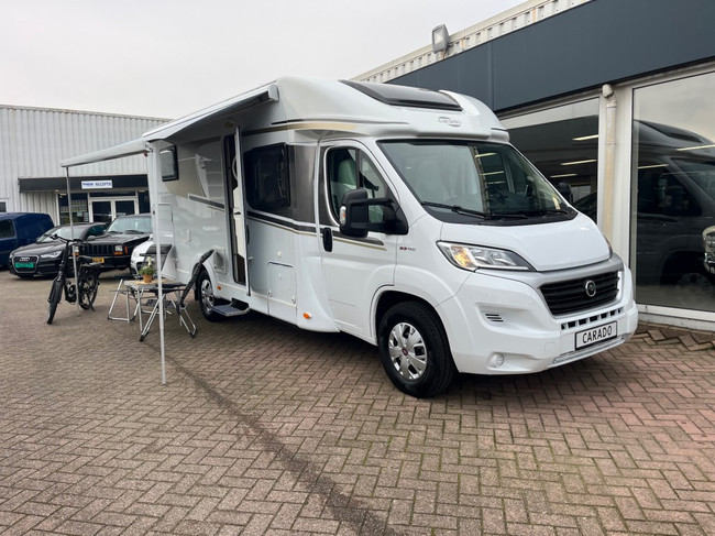 Carado T 448 Enkele Bedden Hefbed XXL garage Cruise Airco foto: 3