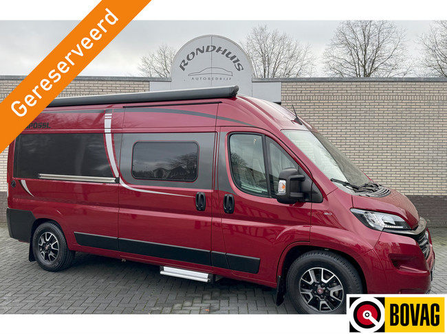 P\u00f6ssl 2Win R Plus 600 D-line 160 pk AUTOMAAT 9-Traps Euro6 Fiat Ducato **Slechts 6 meter\/Groot dwarsbed\/4 zitplaatsen\/Luifel\/Satelliet