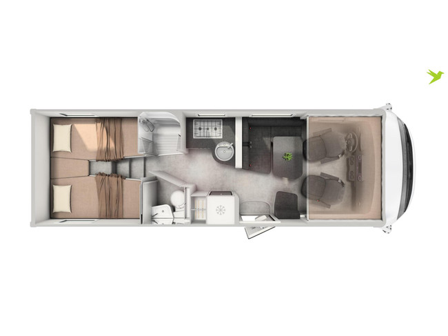Hymer BML-I 780 170hp Automatic | Alde heating | Lithium | Drop-down bed | Facelift model | SLC Chassis | LED Headlights | Winter package | photo: 11