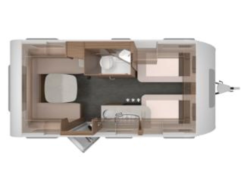 Knaus Sport 460 EU enkele bedden / dinette  foto: 21