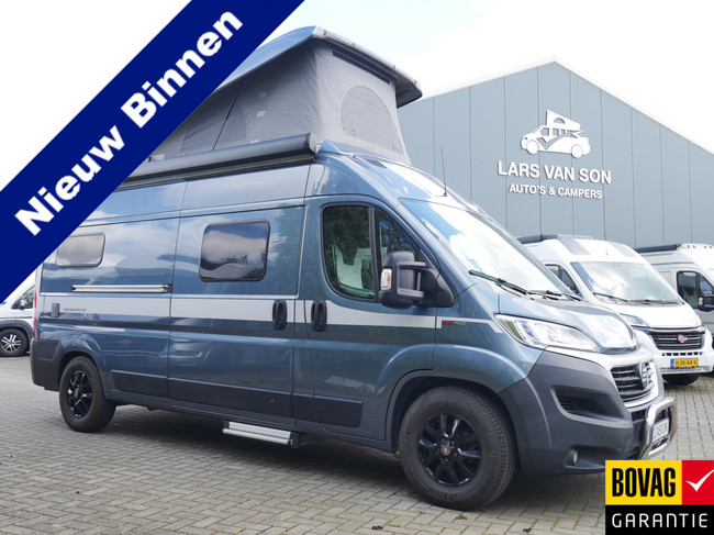 Hymer Yosemite 6 Meter, Lengtebedden Slaaphefdak, 4-Persoons