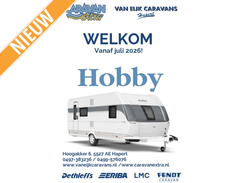 &iexcl;Hobby De Luxe 460 SFF AHORA EN VAN EIJK CARAVANS!
