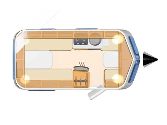 Eriba Touring Triton 410 Luifel Voortent 1ste eigenaar INCL STALLING foto: 1