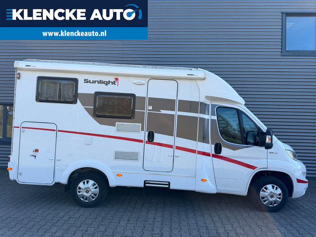 Sunlight T60 TOPSTAAT Airco Dwarsbed 81.086km Elektrische fietsendrager Capron Cruise ctrl Navi foto: 4
