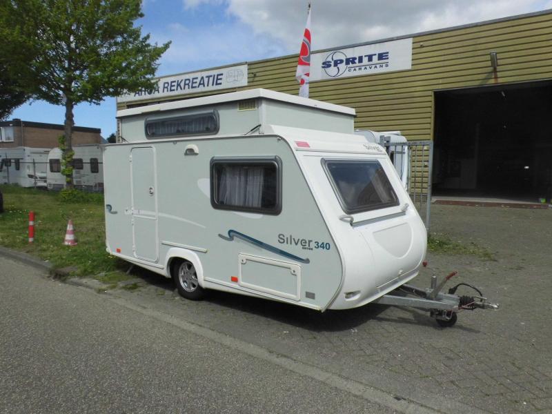 Trigano Silver Edition 340 Fietsendrager, luifel  foto: 2