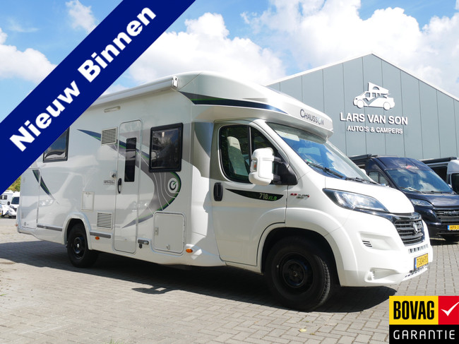 Chausson 718 XLB Special Edition, Queensbed, Hefbed!!