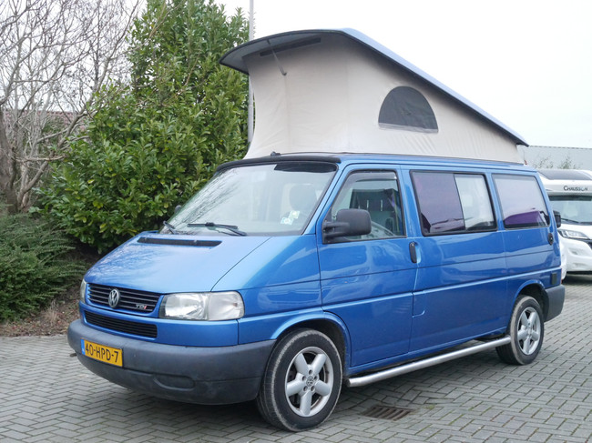 Volkswagen T4 California Westfalia, 4 Slaapplaatsen, Slaaphefdak!!! foto: 2