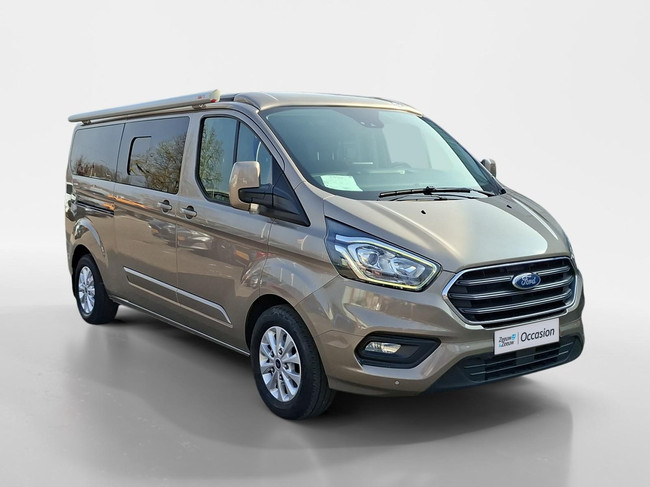 Ford Transit Custom Camper 2.0 TDCI L2H1 Limited | Distributie is vervangen | Camper met 2 slaapplaatsen | Keuken met gootsteen- koelkast- gasfornuis | Zonnescherm | Trekhaak foto: 3