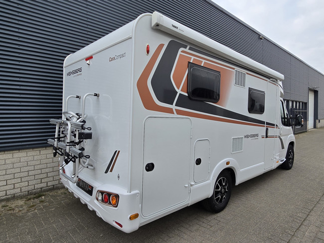 Weinsberg CARACOMPACT 600 MEG PEPPER 163 PK SLECHTS 47.451 KM !! TV + SATELLIET LENGTEBEDDEN CRUISE CONTROL foto: 4
