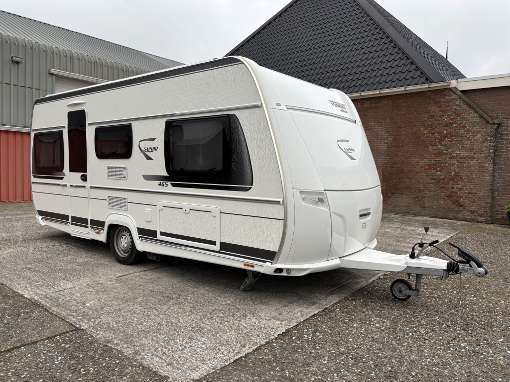 FENDT CARAVAN SAPHIR 465 (2019) Mover Boogluifel + All Season tent Enkele bedden Nieuwe banden