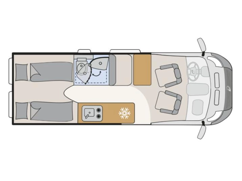 Dethleffs Globetrail 640 ES automaat / lengtebed  foto: 19
