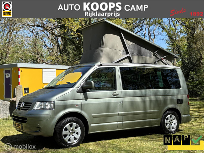 Volkswagen California 2.5 TDi 130 Pk H6 | 1e Eigenaar | Orig.NL | 133dkm NAP | Elektr.hefdak | Trekhaak | Volledig dealer onderhouden | DEA