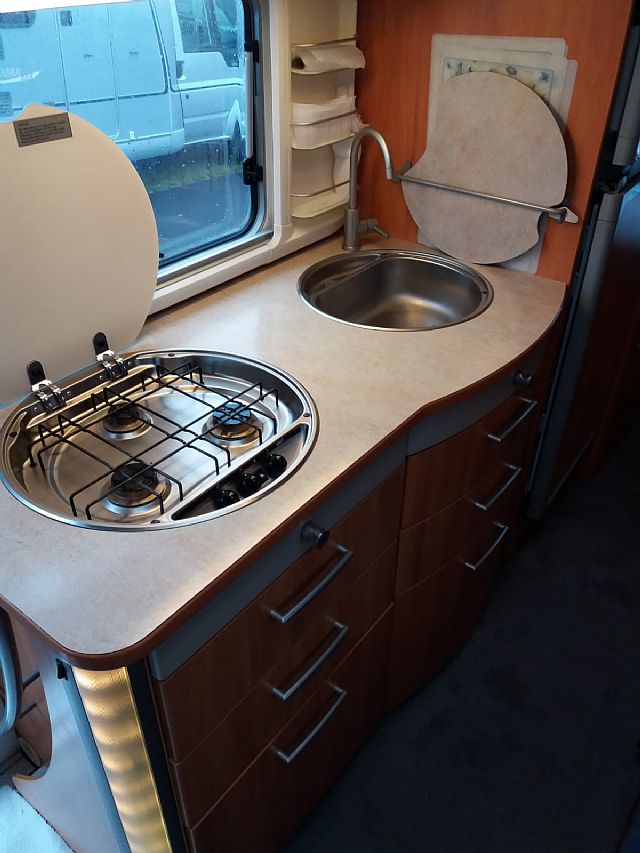 Fiat Hymer B 524 Etagenbett Foto: 13