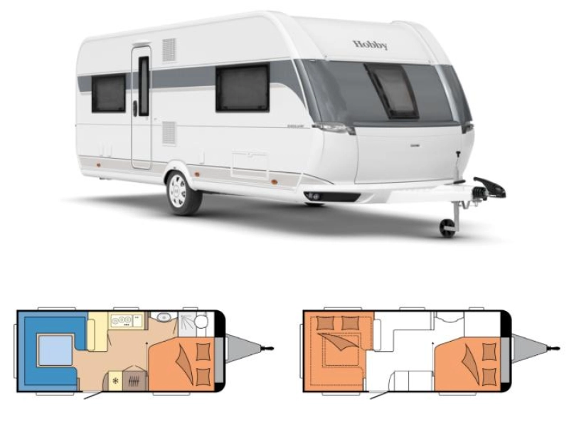 Hobby Excellent 560 CFE Modelo 2026 Gran Asiento en C foto: 16