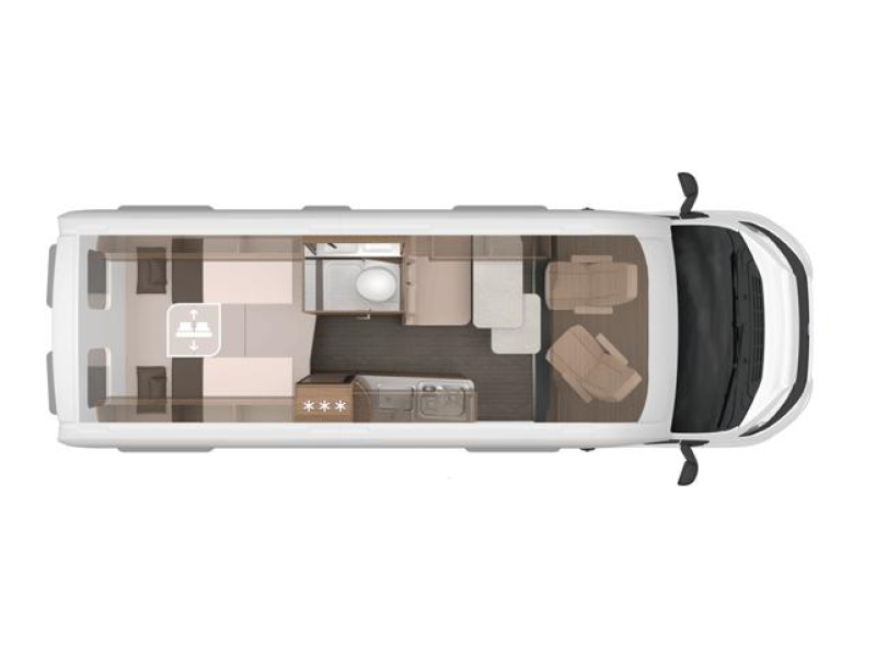Knaus Boxlife 630 ME ENKELBED AUTOMAAT 11000KM  foto: 15