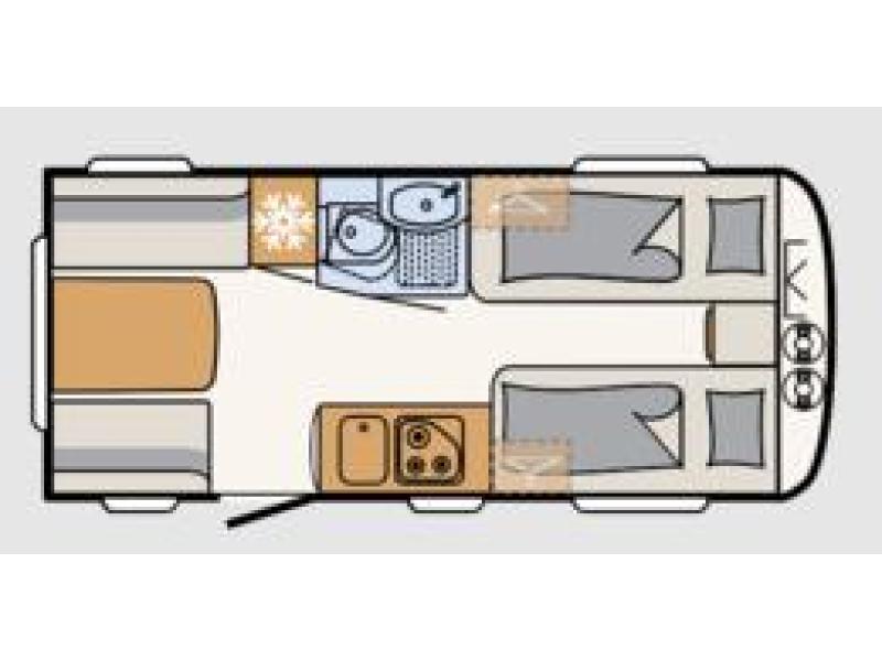 Dethleffs Nomad 460 EL vloerverwarming | A69  foto: 19