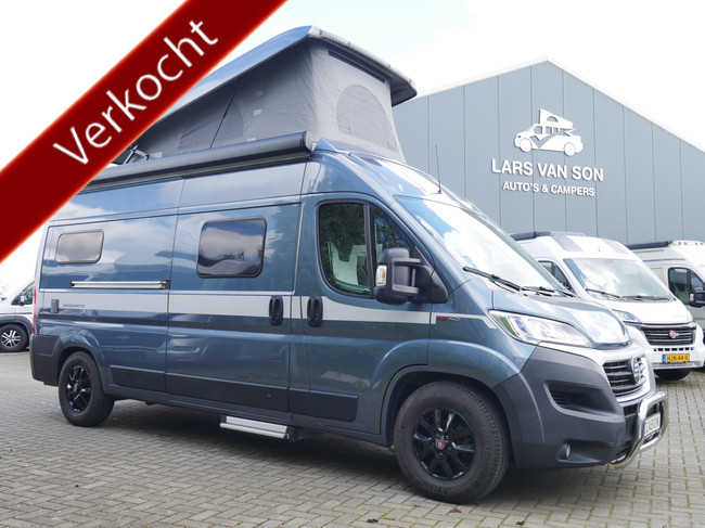 Hymer Yosemite 6 Meter, Lengtebedden Slaaphefdak, 4-Persoons