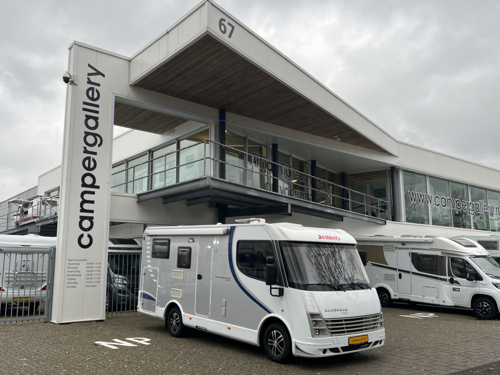 Dethleffs Globebus DWARSBED + HEFBED CAMERA  ZONNEPANEEL 