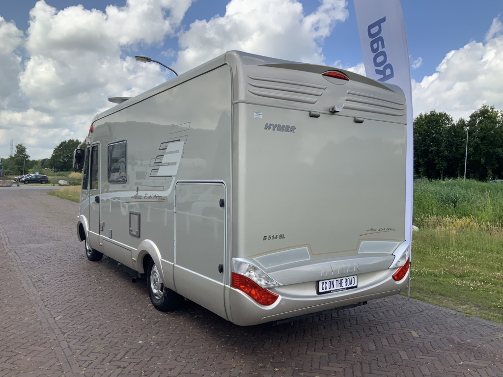 Hymer B 514 SL Star-Edition, AUTOMAAT, Integraal, Motor-airco, Luchtvering, Alko-Max-chassis, Dwarsbed & hefbed Marum Camper centrum on the road  foto: 38