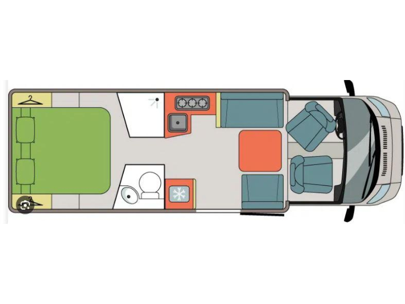 Adria Matrix Axess 650 DC QUEENSBED+FACE TO FACE  foto: 19