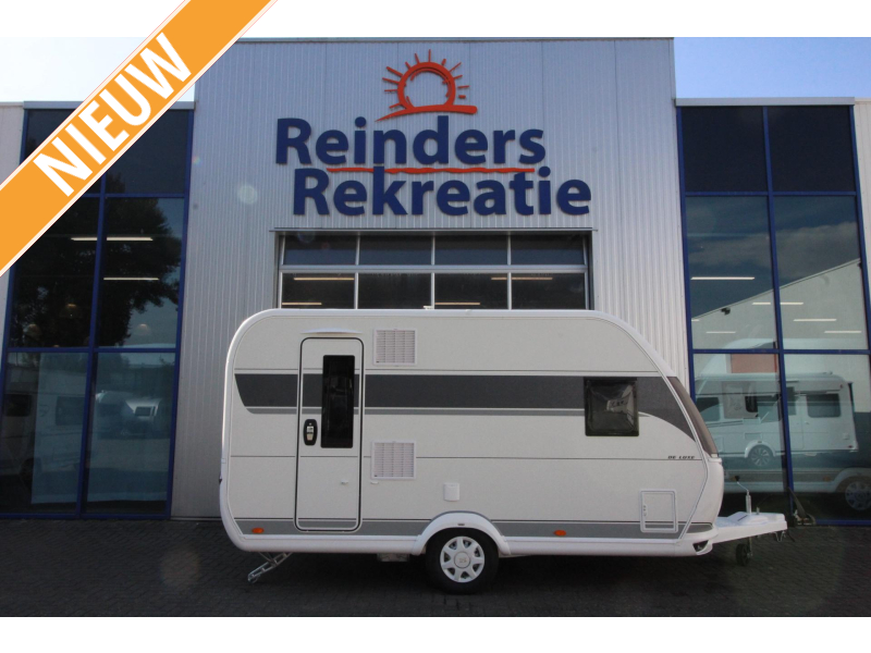 Hobby De Luxe 400 SFE Frans bed & hoge koelkast