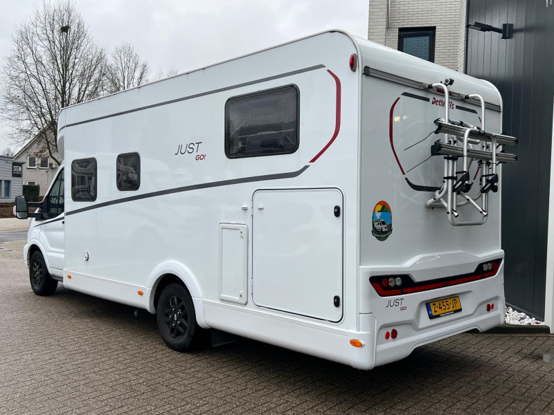 Dethleffs Just Go T 7055 EB Airco, Hefbed, Fietsenrek  foto: 7