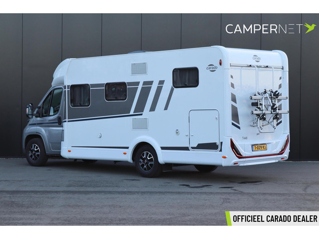 Carado T448 Pro+ 140 PS Fiat | 1. Besitzer | Original NL | L&auml;ngsbetten | Hubbett | Ger&auml;umige Aufteilung | Bearlock | Lift Fahrradtr&auml;ger | Foto: 1