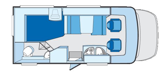 Knaus Sun Traveller TI 600, Fransbed foto: 21