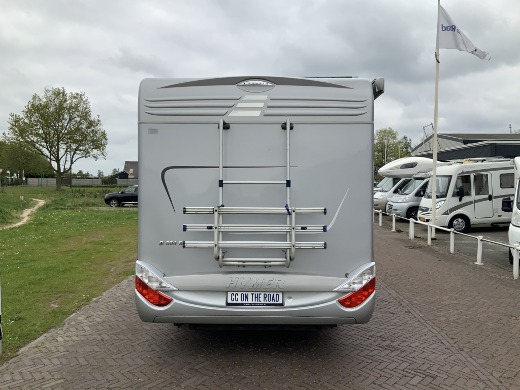 Hymer B 504 SL Integral, Equipado con cama individual trasera y cama abatible delantera, aire acondicionado de motor, chasis Alko, etc., A&ntilde;o 2009 Camper centrum on the road foto: 30