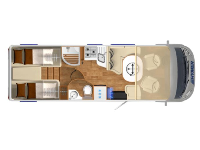 Hymer B 704 PL 3.0 M-JET 180 PK AUTOMAAT  foto: 23