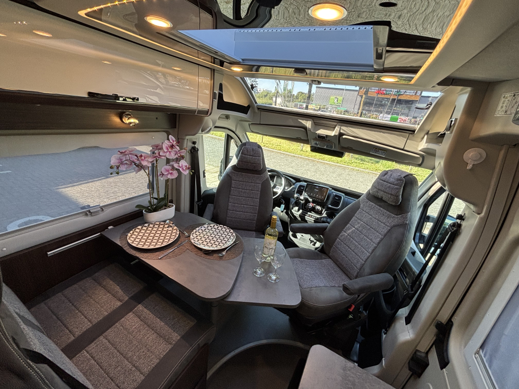 Pössl Summit Prime 640 ENKELE BEDDEN AUTOMAAT FIAT8  foto: 10