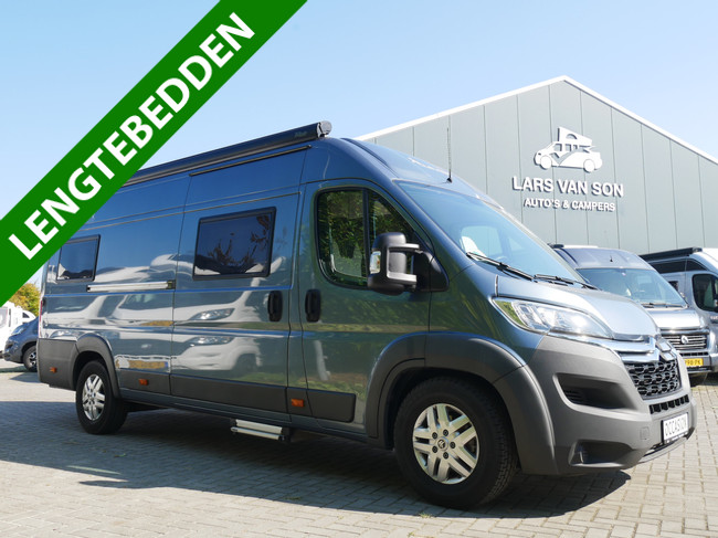 Clever 6.40 Mtr Buscamper, Maxi Chasis, Lage Lengtebedden!!