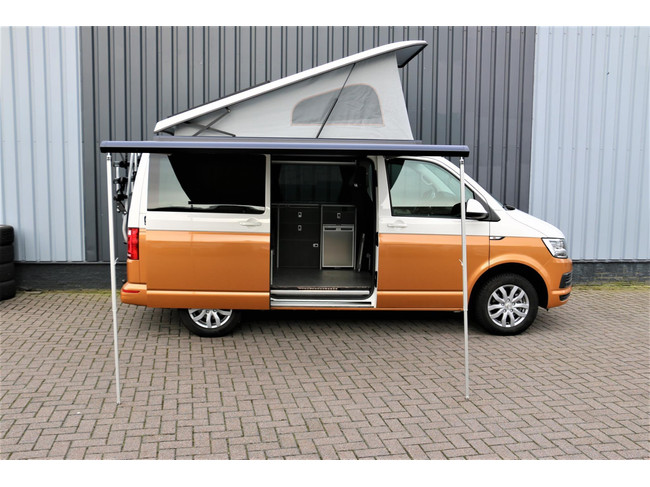 Volkswagen Transporter Camper 2.0 TDI L1H1 Highline 150pk Autom 4 Couchettes Nav Croisière Climatique Nouvelle photo intérieure : 3