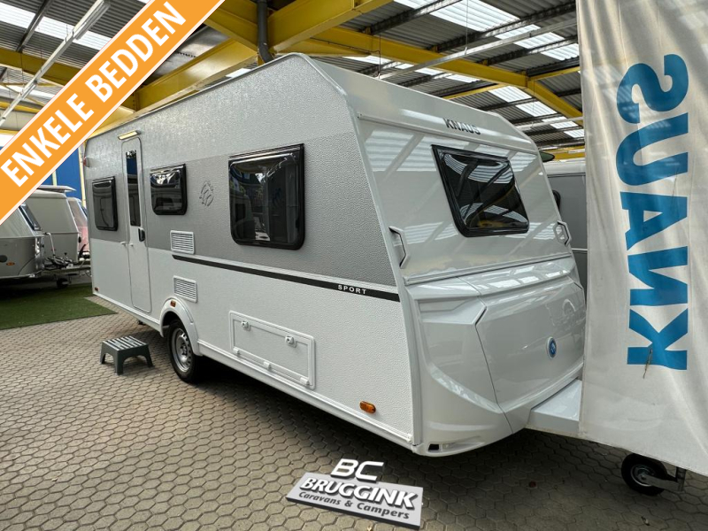 Knaus Sport 500 EU - ENKELE BEDDEN 1700 KG